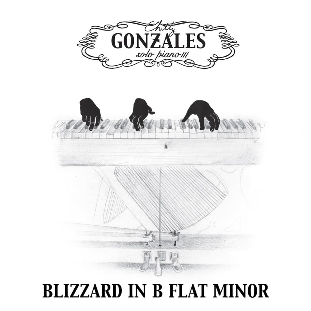 Album cover art for "Blizzard in B-Flat Minor" by Chilly Gonzales