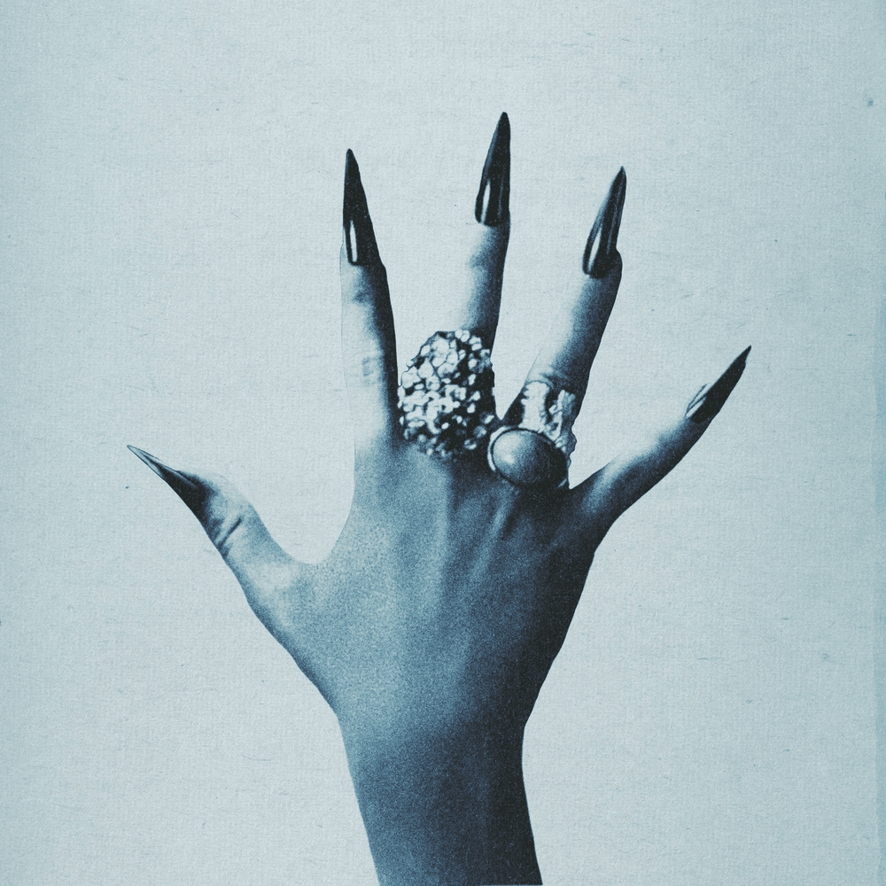 Album cover art for "Uñas Afiladas" by Sofía Reyes