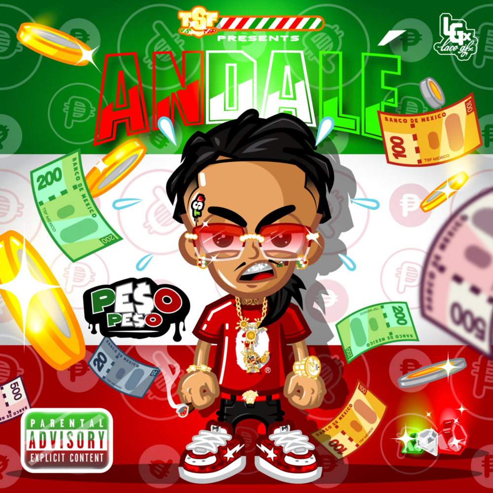 Album cover art for "Andale" by Peso Peso