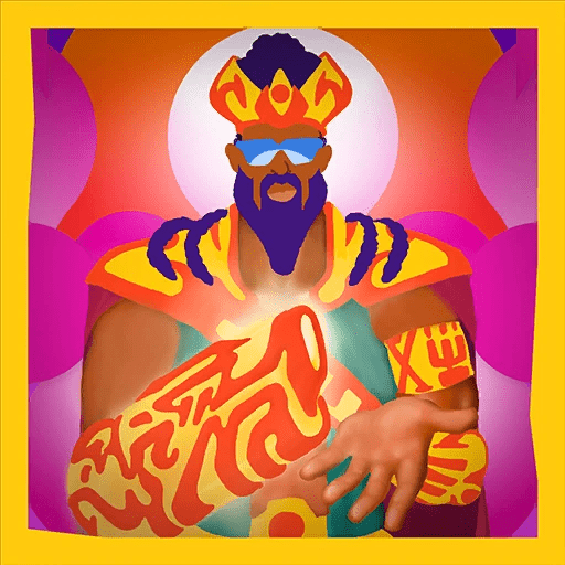 Album cover art for "Default Vibe" by Fortnite & Major Lazer