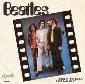 Album cover art for "Back in the U.S.S.R." by The Beatles