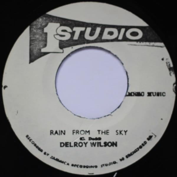 Album cover art for "Rain from the Skies" by Delroy Wilson