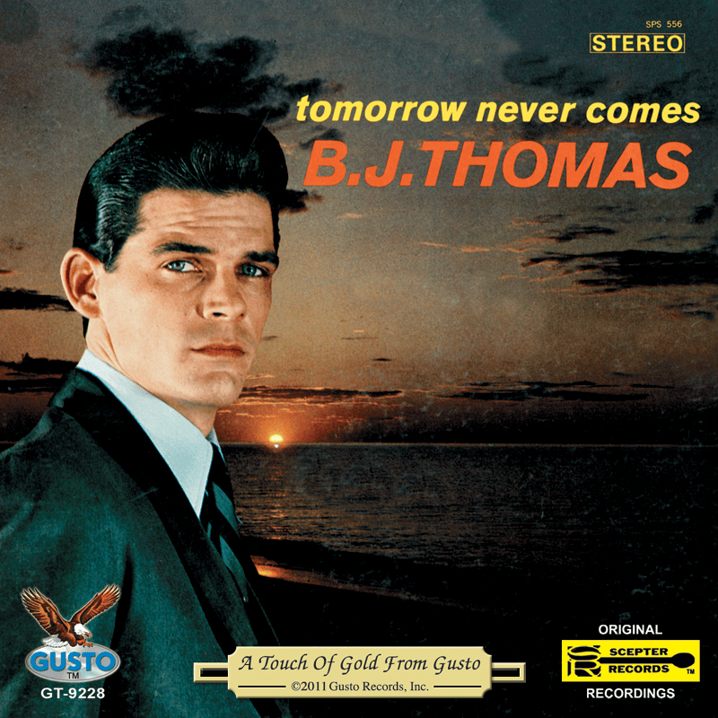 Album cover art for "The Rains Came" by B.J. Thomas