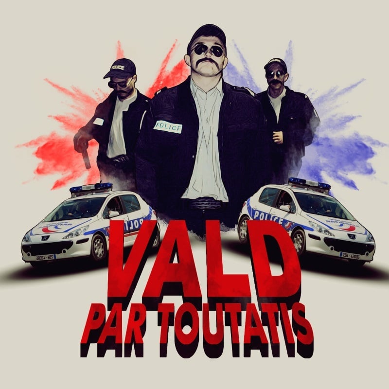 Album cover art for "Par toutatis" by Vald