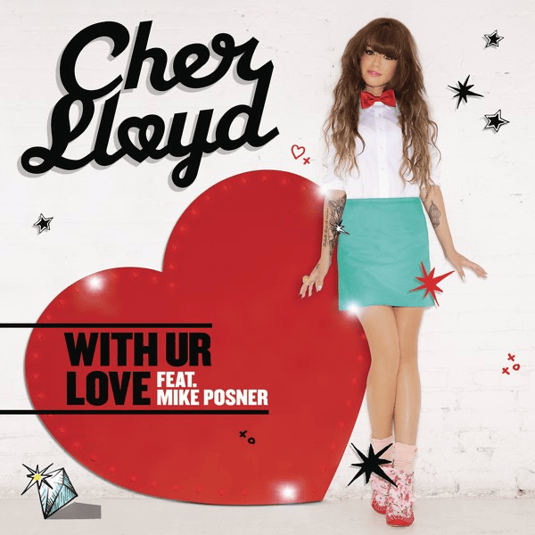 Album cover art for "With Ur Love" by Cher Lloyd & Mike Posner