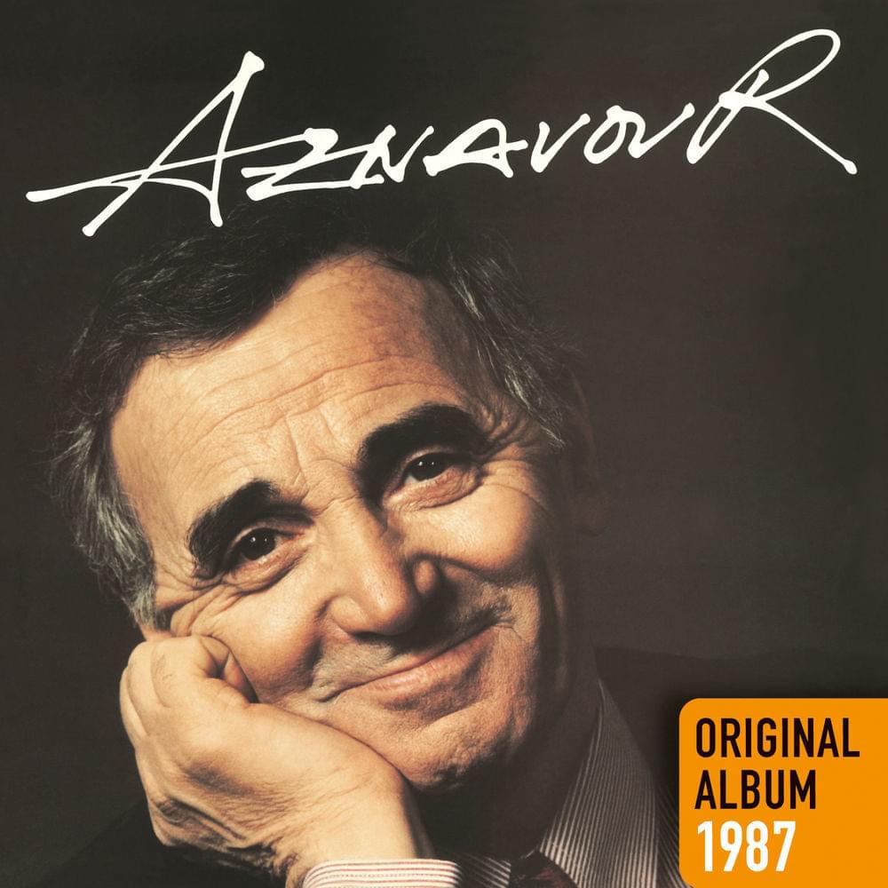 Album cover art for "Je bois" by Charles Aznavour