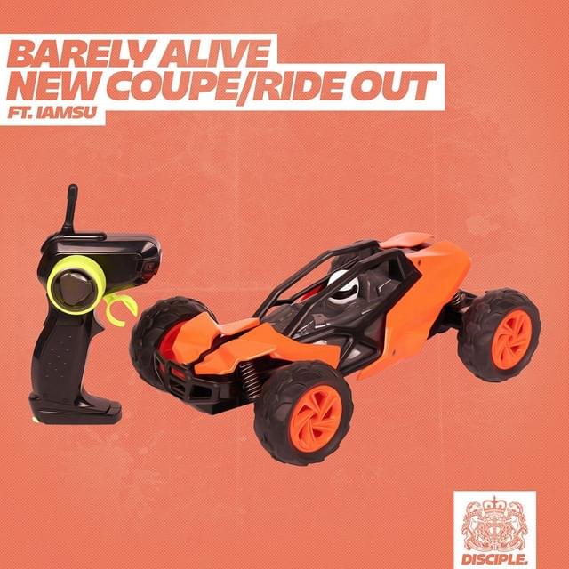 Album cover art for "New Coupe / Ride Out" by BARELY ALIVE & Iamsu!