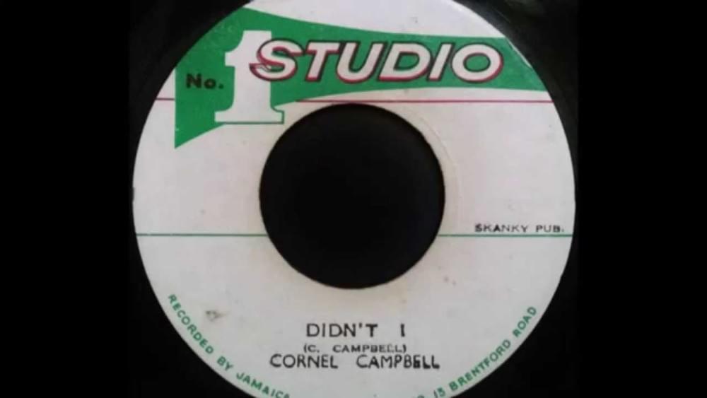 Album cover art for "Didn’t I" by Cornell Campbell