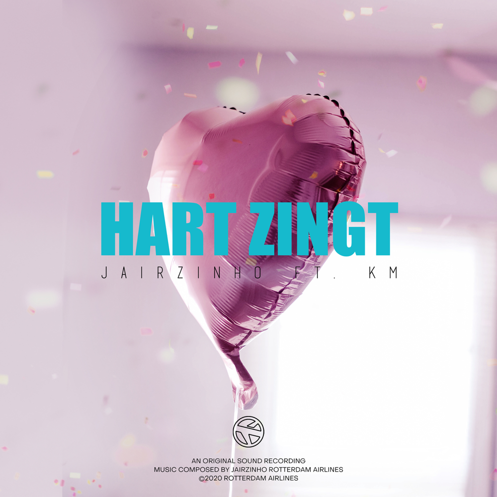 Album cover art for "Hart Zingt" by Jairzinho & KM