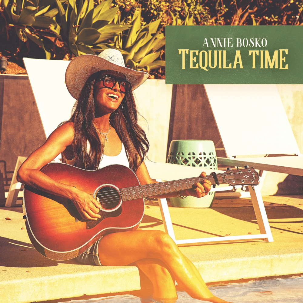 Album cover art for "Tequila Time" by Annie Bosko