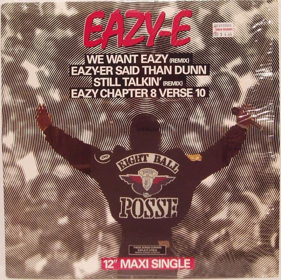 Album cover art for "We Want Eazy" by N.W.A & Michel’le