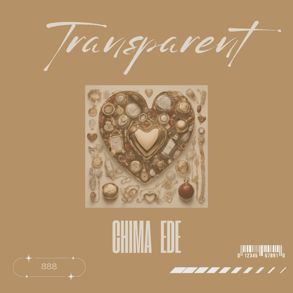 Album cover art for "Transparent" by Chima Ede
