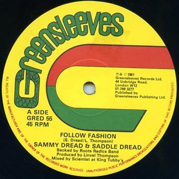 Follow Fashion (12" Mix) by Sammy Dread