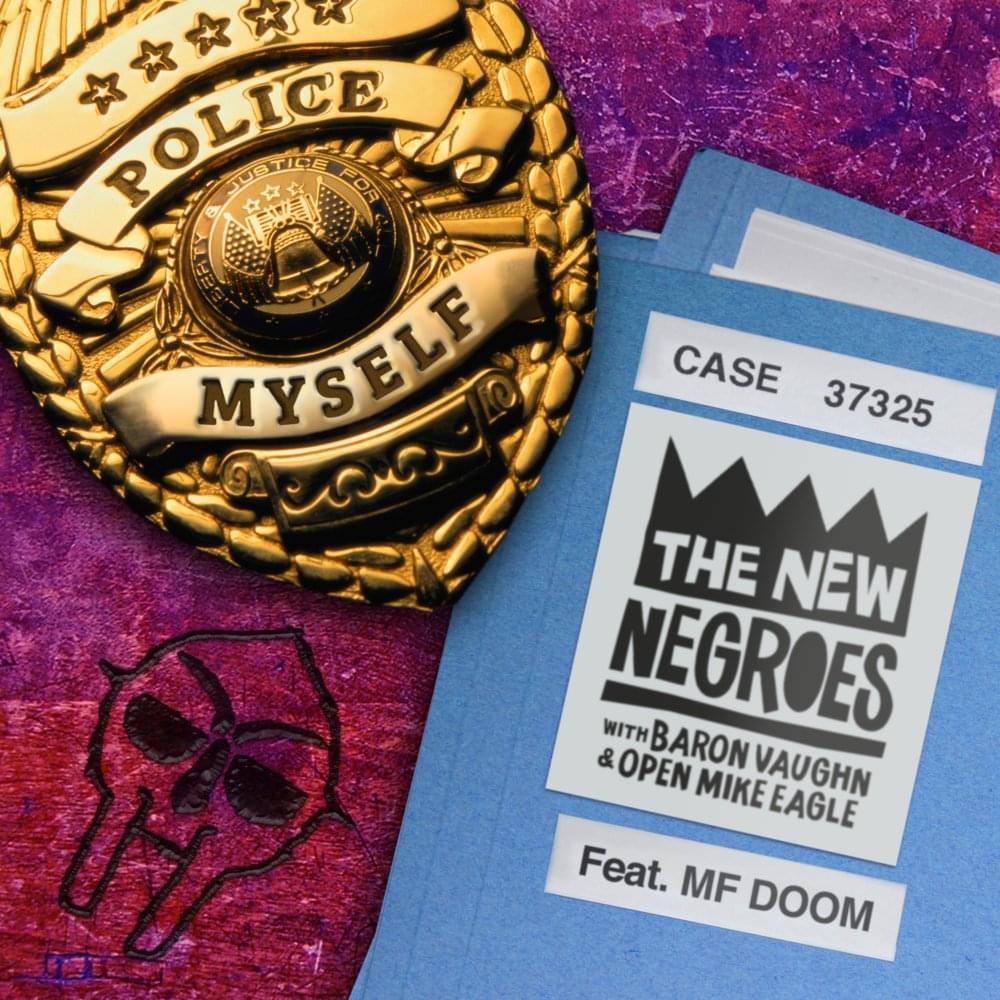 Album cover art for "Police Myself" by Open Mike Eagle & MF DOOM