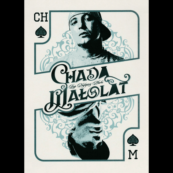 Album cover art for "Rap najlepszej marki" by Chada & Małolat