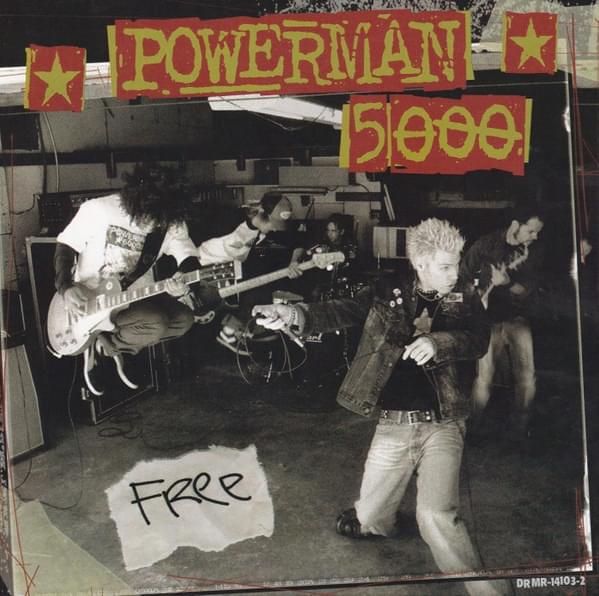 Album cover art for "Free" by Powerman 5000
