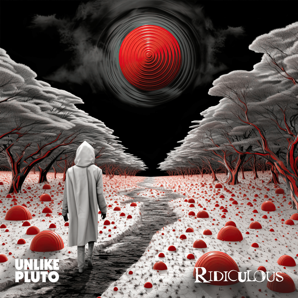 Album cover art for "Ridiculous" by Unlike Pluto