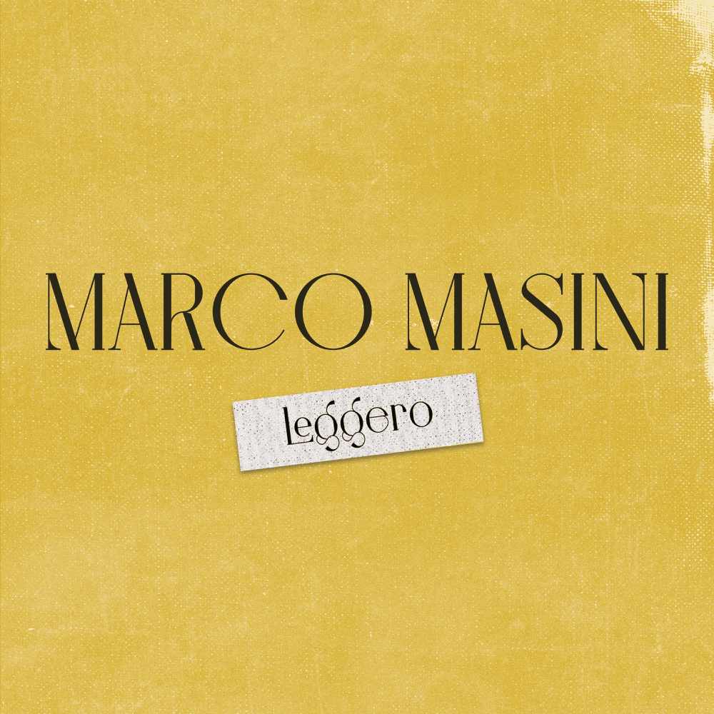 Album cover art for "Leggero" by Marco Masini