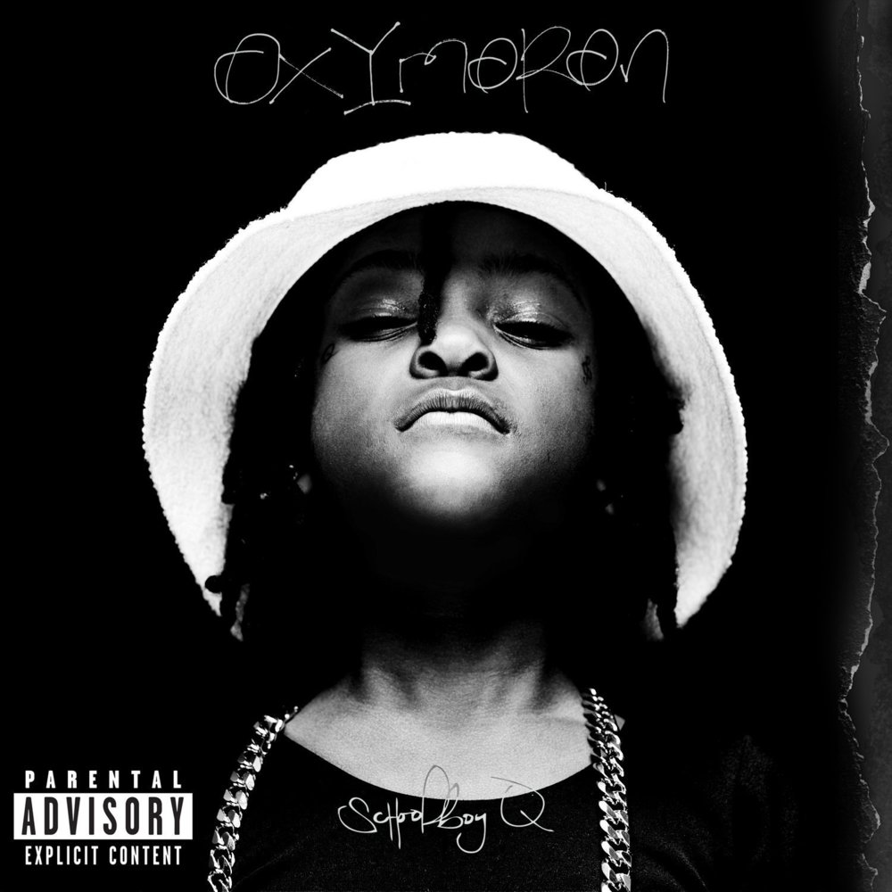 Album cover art for "Just 2 Get By" by ScHoolboy Q