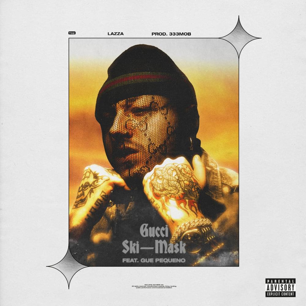 Album cover art for "Gucci Ski Mask" by Lazza & Guè