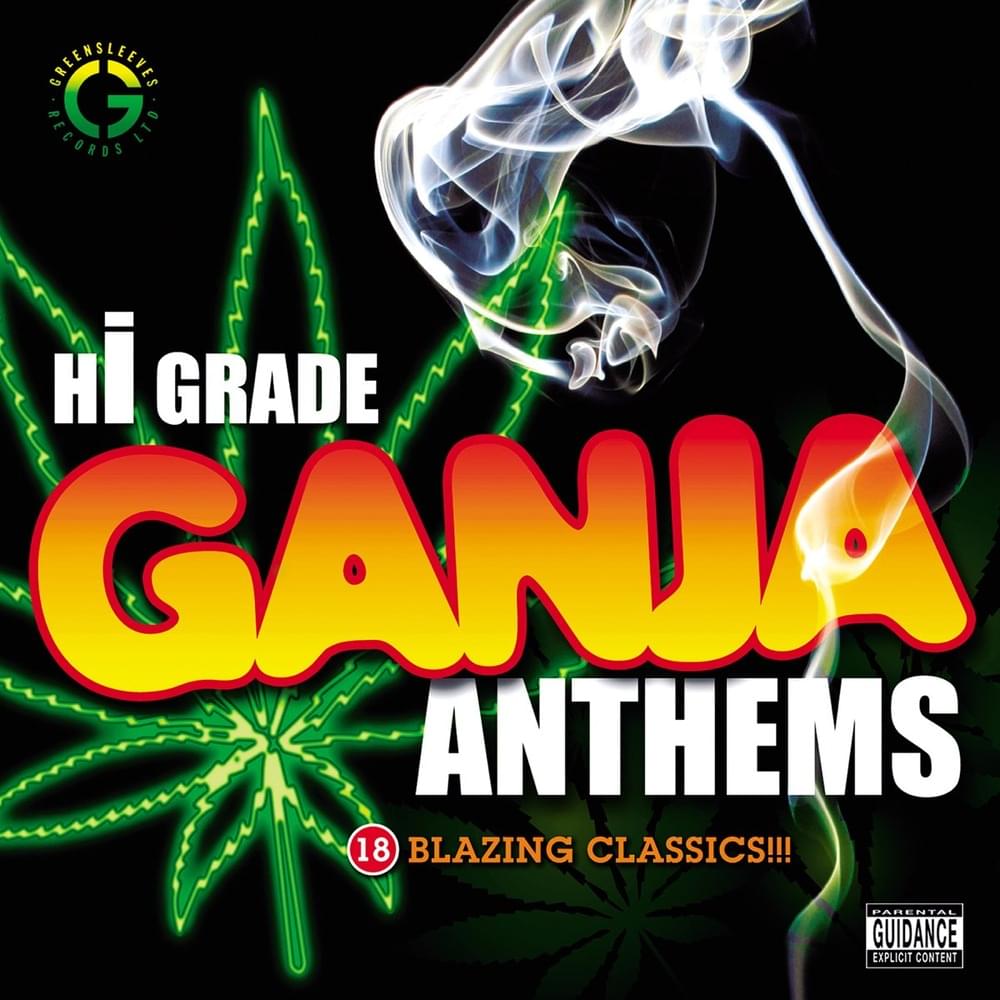 Album cover art for "Ganja In My Brain" by Sizzla & Tony Curtis