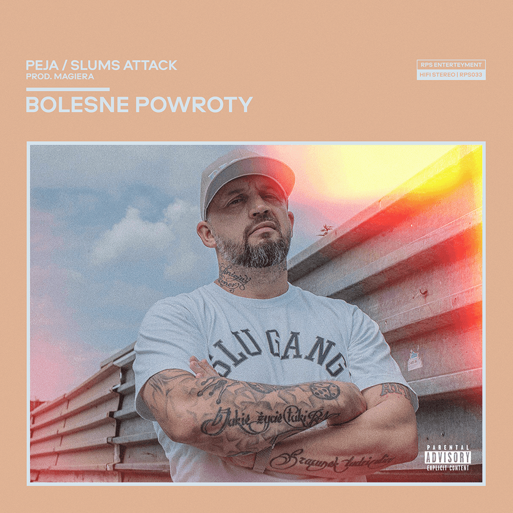 Album cover art for "Bolesne powroty" by Peja