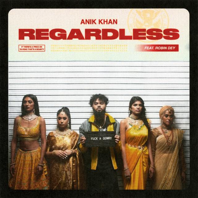Album cover art for "Regardless" by Anik Khan & Robin Dey