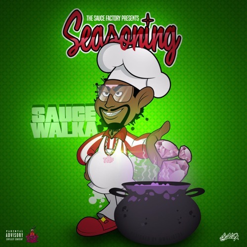 Album cover art for "Seasoning" by Sauce Walka
