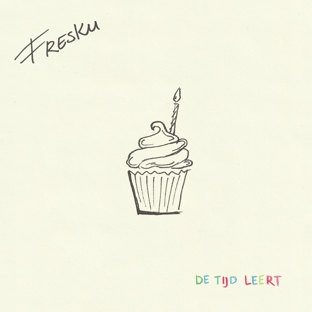 Album cover art for "De Tijd Leert" by Fresku