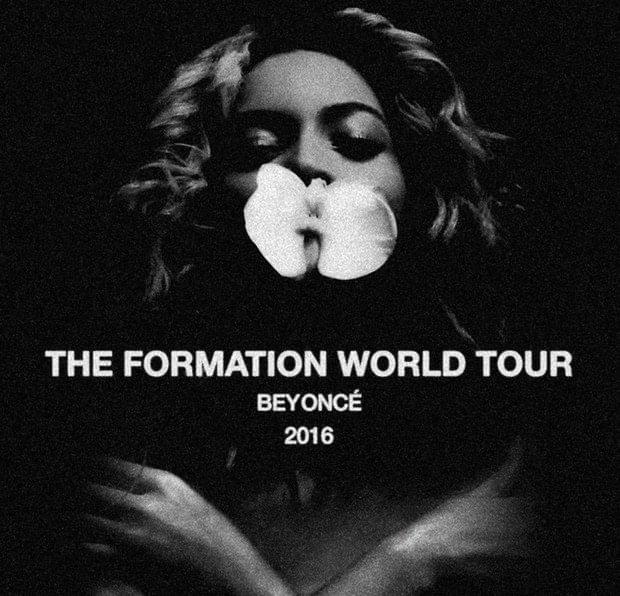 Album cover art for "The Formation World Tour - Dates" by Beyoncé