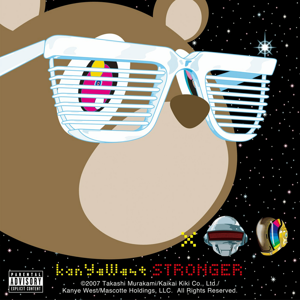 Album cover art for "Stronger" by Kanye West