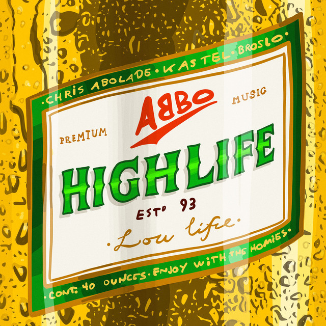 Album cover art for "Highlifelowlife" by Chris Abolade