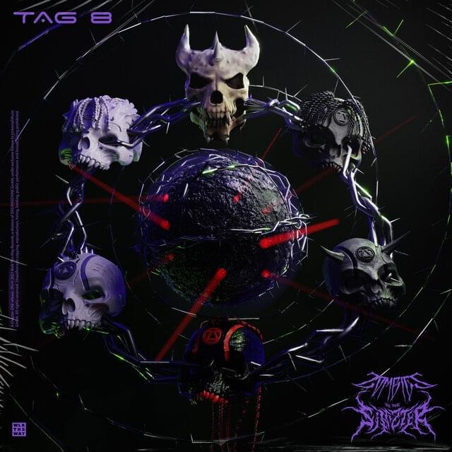 Album cover art for "TAG 8" by Zombiez & Sinizter