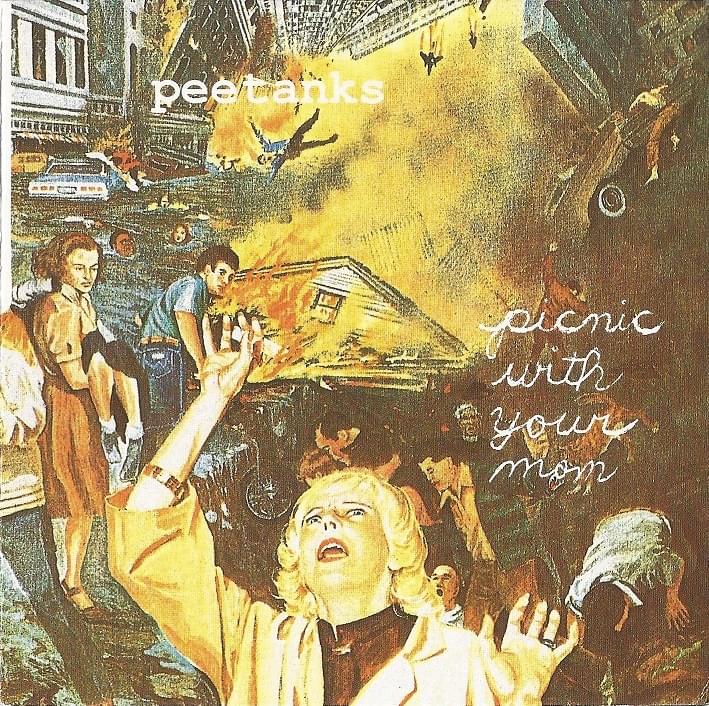 Album cover art for "With Or Without You" by The Pee Tanks