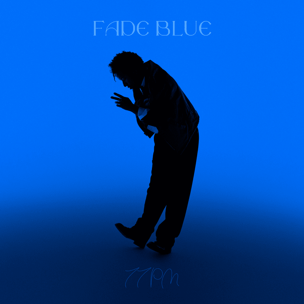 Album cover art for "Fade Blue (11pm)" by Cautious Clay