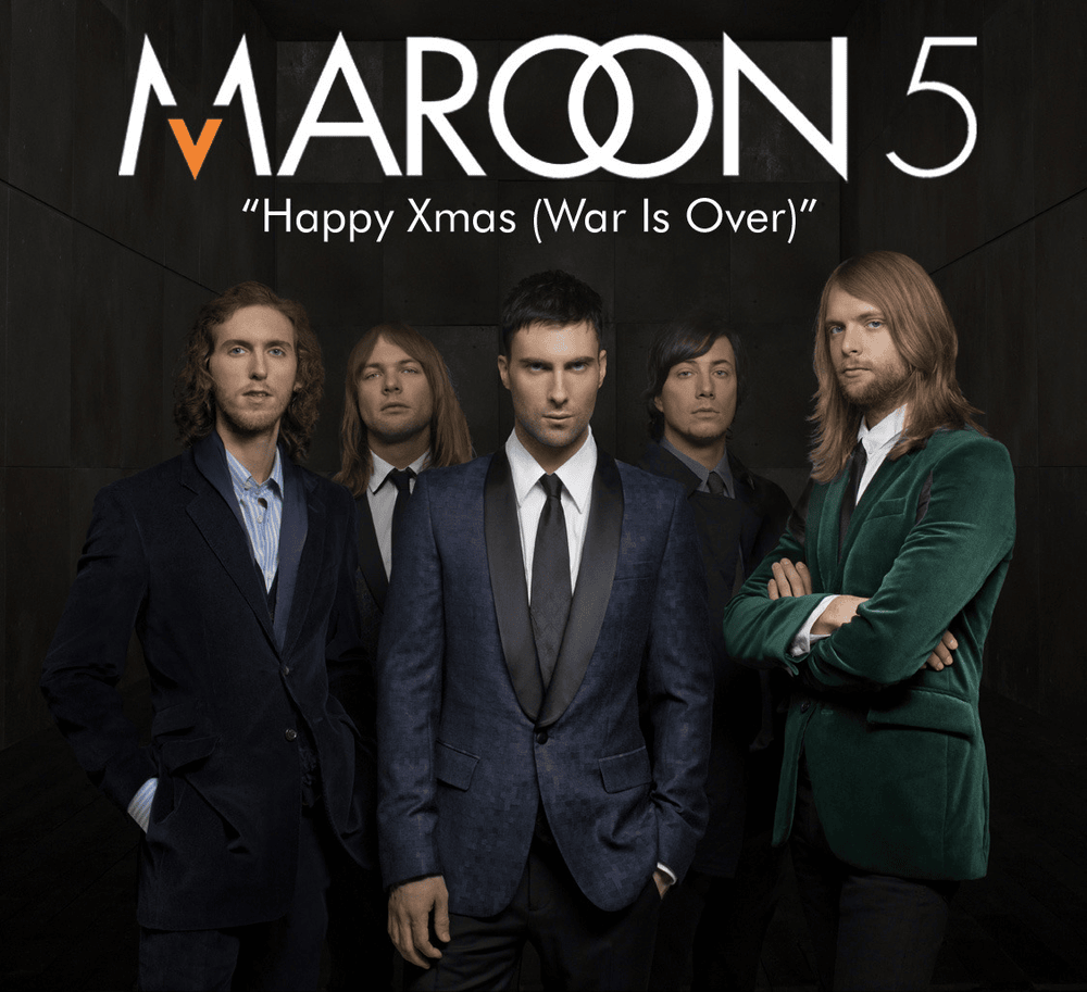 Album cover art for "Happy Xmas (War Is Over)" by Maroon 5