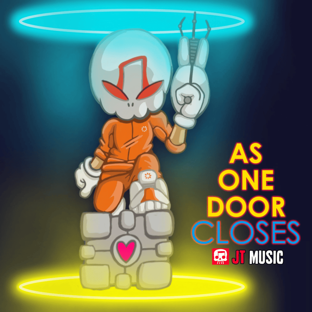Album cover art for "As One Door Closes" by JT Music & Andrea Storm Kaden