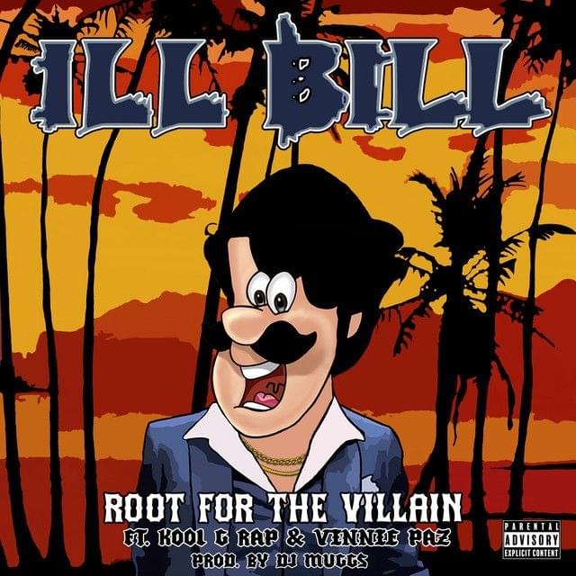 Album cover art for "Root For The Villain" by ILL BILL & Kool G Rap & Vinnie Paz