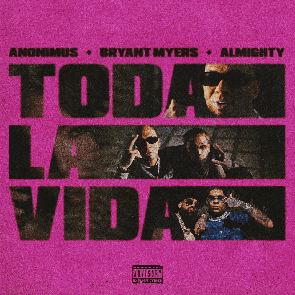 Album cover art for "Toda La Vida" by Anonimus