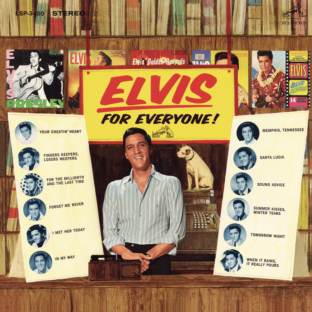 Album cover art for "When It Rains, It Really Pours" by Elvis Presley