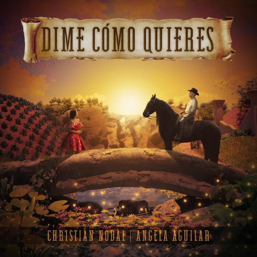 Album cover art for "Dime Cómo Quieres" by Christian Nodal