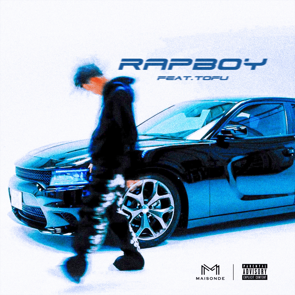Album cover art for "RAP BOY" by lj & TOFU