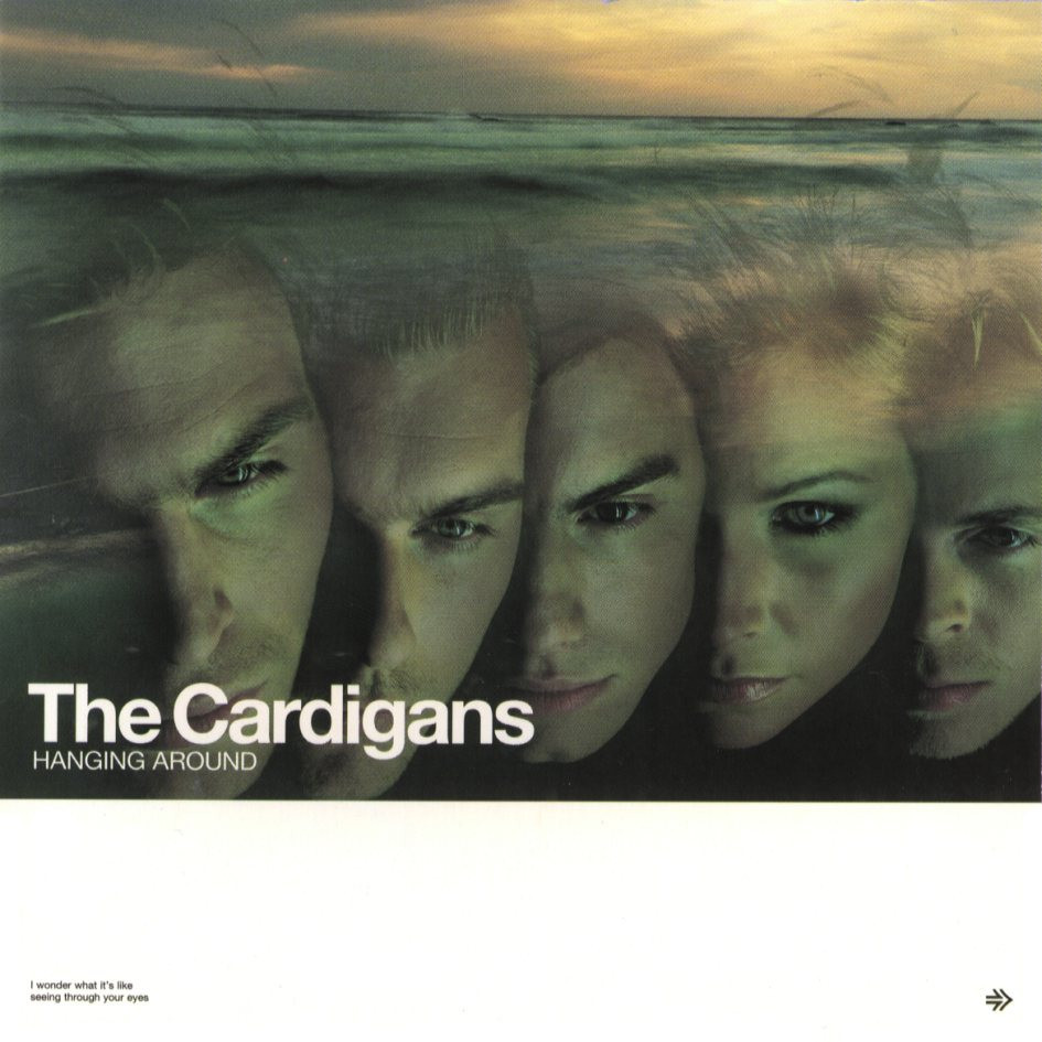 Album cover art for "Hanging Around" by The Cardigans