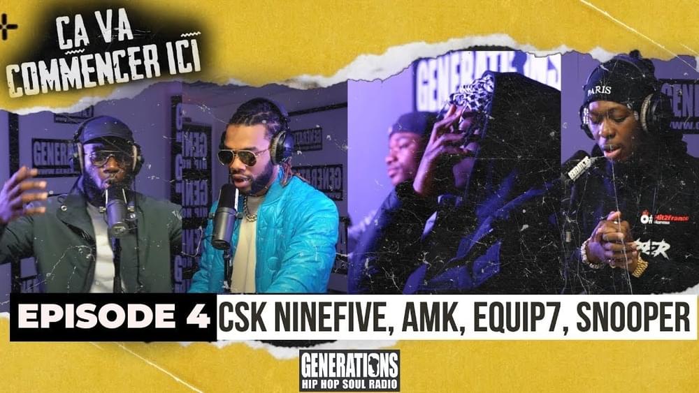 Album cover art for "Ça va commencer ici épisode 4" by Générations