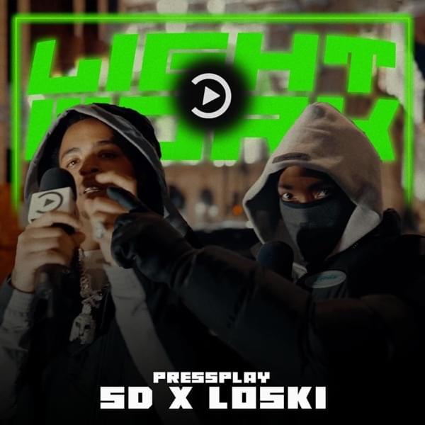 Album cover art for "Lightwork Freestyle" by Loski & SD (Harlem Spartans)