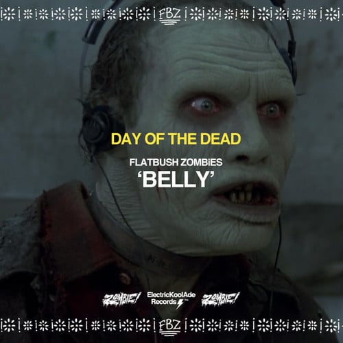 Album cover art for "Belly" by Flatbush Zombies