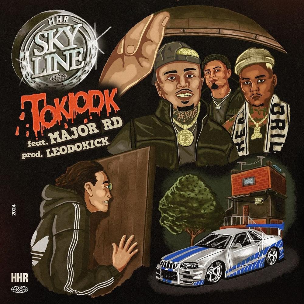 Album cover art for "SKYLINE" by TOKIODK & Major RD
