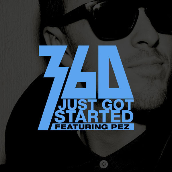 Album cover art for "Just Got Started" by 360 & PEZ