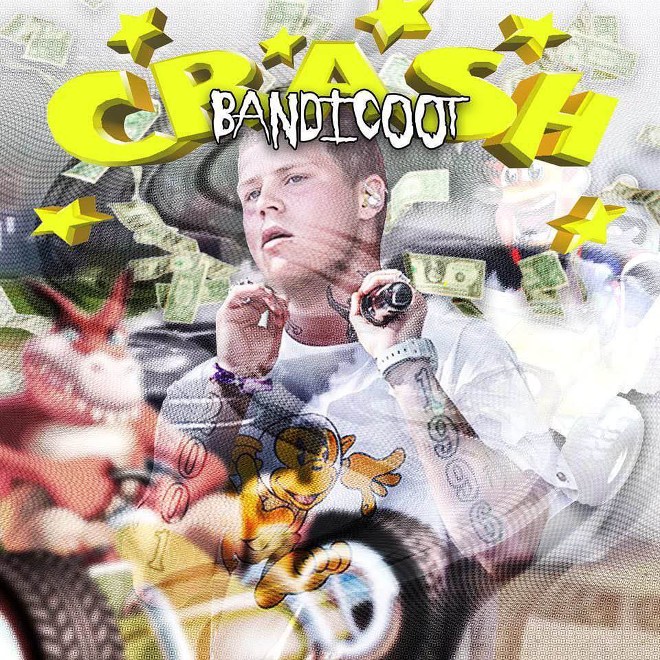 Album cover art for "Crash Bandicoot" by Yung Lean