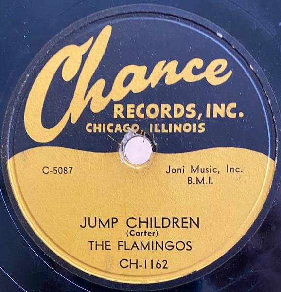 Album cover art for "Jump Children" by The Flamingos
